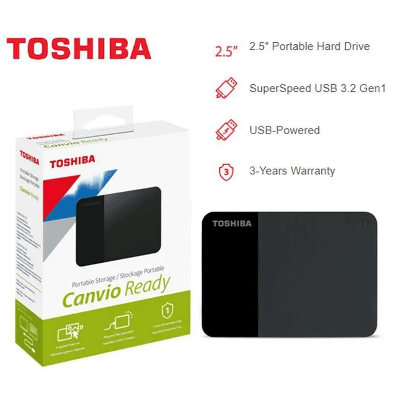 Disque dur externe Toshiba CANVIO 1To sur