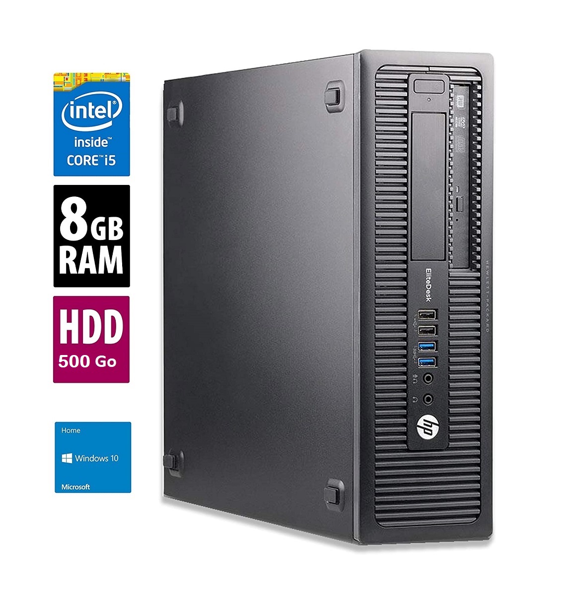 HP ProDesk 600 G1 SFF Core I5-4570 I 8Go I 500Go - PC Geant