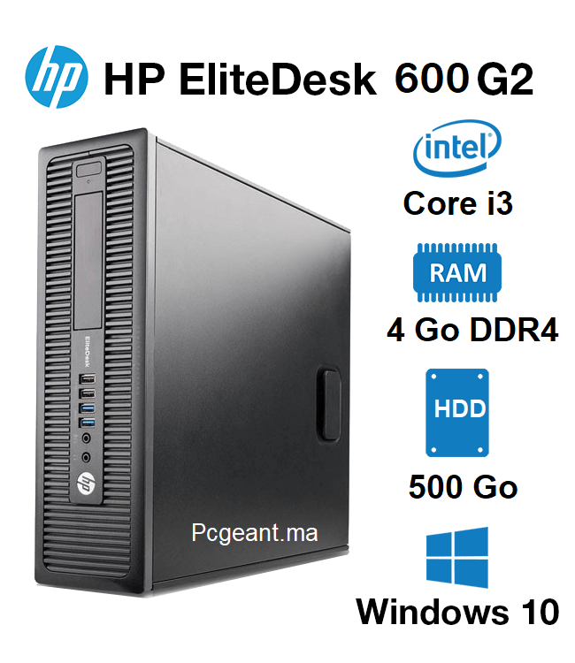 割引クーポン HP 600G2 PC, i3 Core 64-Multi-Language 6100 G2 Pro