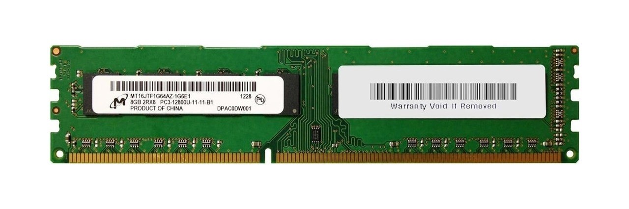 Barrette Mémoire 8Go DDR3 PC3L-12800U pour PC Bureau – PC Geant
