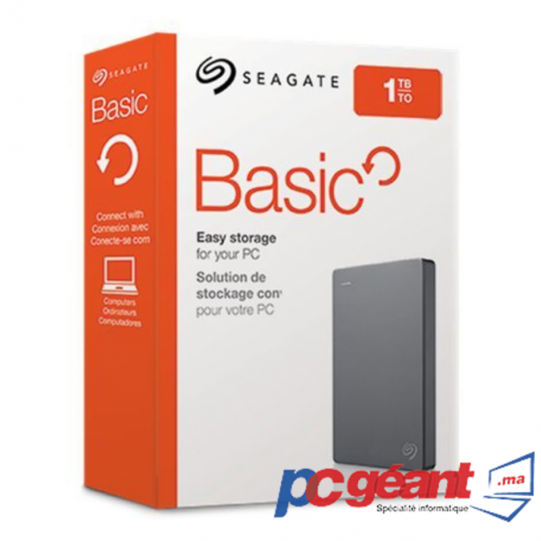 SEAGATE Disque portable externe Basic 1 To USB3.0