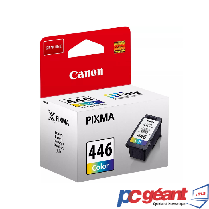 Canon Cartouche d'encre couleur CL 446 C/M/Y – PC Geant