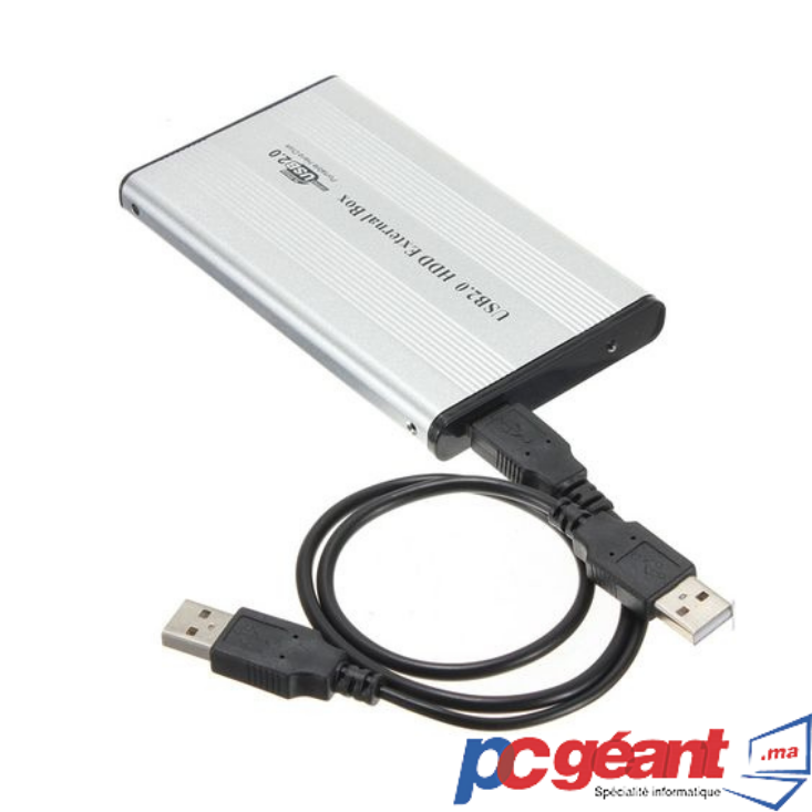 Usb Boîtier 2,5 pouces Externe USB 2.0-bule Aluminium-alliage à prix pas  cher