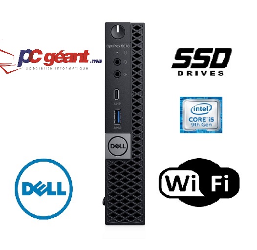 DELL OptiPlex 5070 Corei5-9500 I 8 Go I 256 Go SSD I Mini PC I WIN 10 Pro  [Remis à neuf] – PC Geant