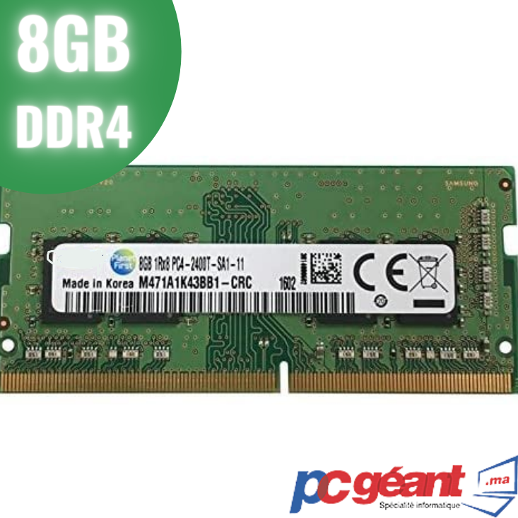 RAM DDR4 8 GB 2400 MHz Pc Portable ( Promo ) – PC Geant
