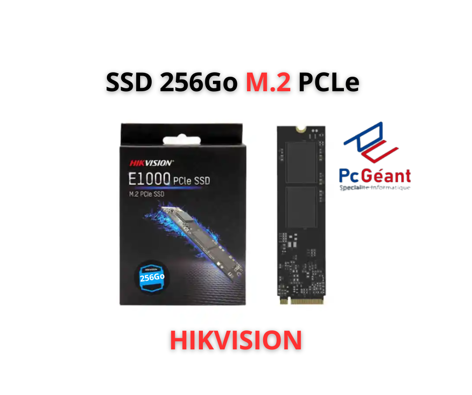 Disque dur interne SSD Hikvision E100N M.2 SATA - 256Go, 512Go