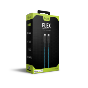 Goui Flex Câble iPhone Lightning vers Type C (1,5 m) - Bleu foncé