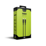 Goui Câble Rubber Type-C vers Type-C (1,5m) 60W – Noir