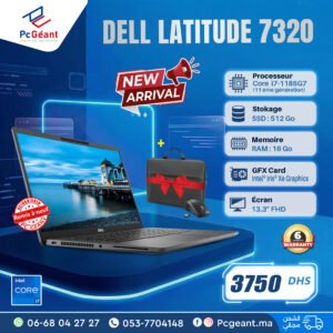 DELL Latitude 7320 Core i7-1185G7 I 16Go I 512Go SSD I 13.3"FHD [Remis à Neuf]