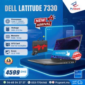 DELL Latitude 7330 Tactile Core i7-1255U I 16Go I 512Go SSD I 13.3"FHD [Remis à Neuf]
