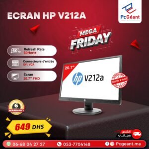 Ecran HP V212a (20,7 pouces) Full HD avec Haut-parleurs intégrés -  [Remis à Neuf]