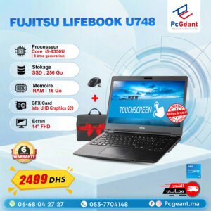 Fujitsu LifeBook U748 Core i5-8350U I 16Go I 256 Go SSD I 14" Full HD - Tactile [Remis à Neuf]