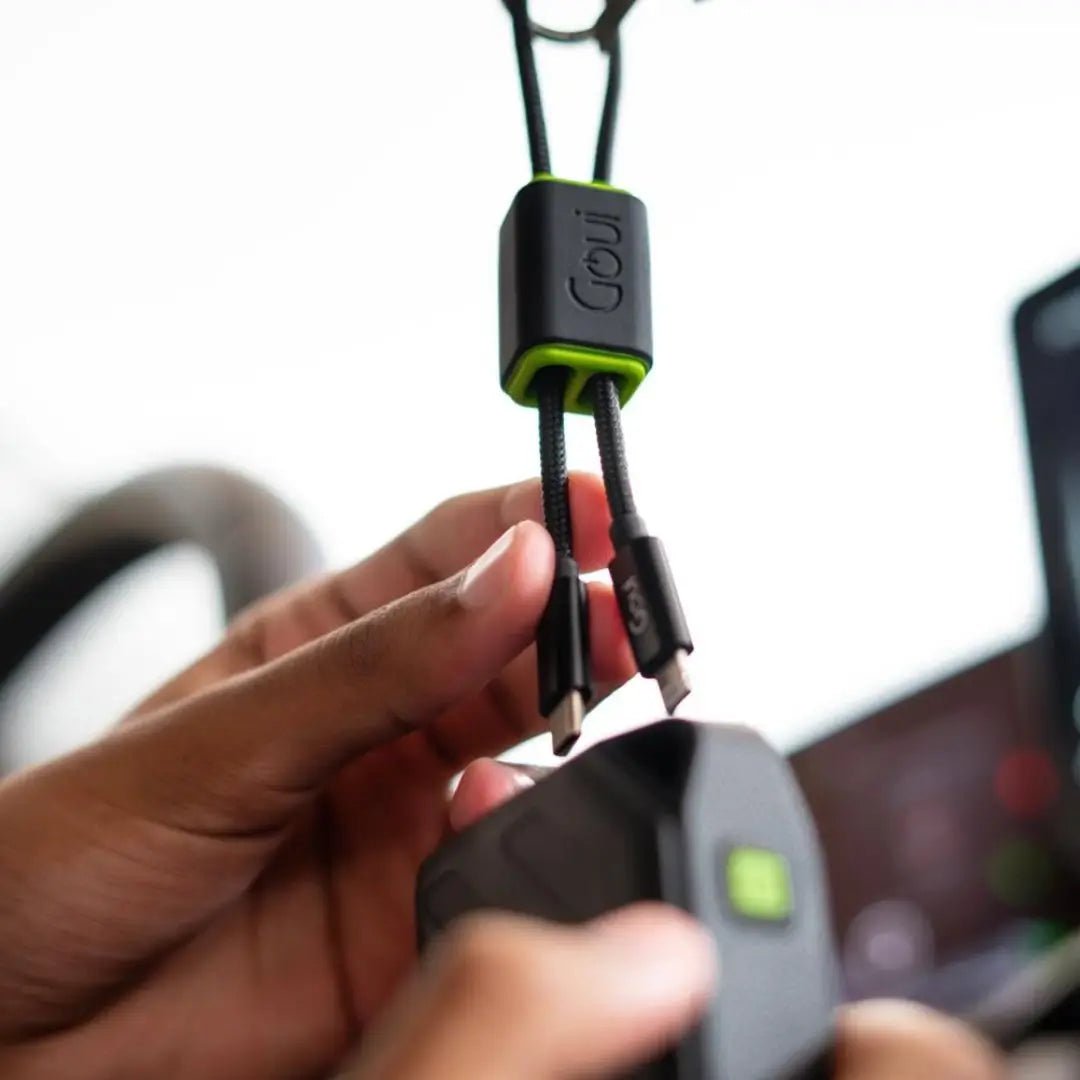 Goui Lock Câble iPhone Porte Clés Lightning vers Type C (27 cm) - Noir – Image 2