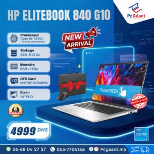 HP EliteBook 840 G10 Tactile Core i5-1345U I 16Go I 512Go SSD I 14" IPS Full HD [Remis à Neuf]
