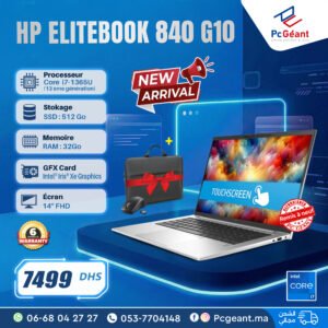 HP EliteBook 840 G10 Tactile Core i7-1365U I 32Go I 512Go SSD I 14" IPS Full HD [Remis à Neuf]