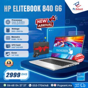 HP EliteBook 840 G6 TACTILE Core i5-8365U I 16Go I 256Go SSD I 14" Full HD - [Remis à Neuf]