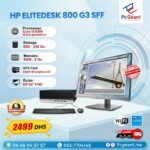 HP EliteDesk 800 G3 SFF Core i5-6500 I 8Go DDR4 I 256Go I HP 24" FHD Fremlisse [Remis à Neuf]