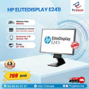 HP EliteDisplay E241i 24" IPS Full HD  [Remis à Neuf]
