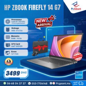 HP Zbook Firefly 14 G7 Core i5-10310U I 16Go I 512Go SSD SSD I 14"FHD [Remis à Neuf]