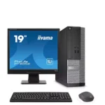 DELL OptiPlex 3020 SFF Intel G1840 I 4Go I 500Go | Ecran IIYAMA 19″ | Clavier Souris [Remis à Neuf]