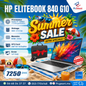 HP EliteBook 840 G10 Tactile Core i7-1365U I 32Go DDR5 I 512Go SSD I 14" IPS Full HD [Remis à Neuf]