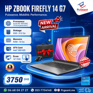 HP Zbook Firefly 14 G7 Tactile Core i5-10310U I 16Go I 512Go SSD SSD I 14"FHD [Remis à Neuf]