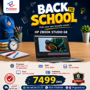 HP ZBook Studio G8 Core i7-11850H I 32Go I 512GB SSD I RTX A2000 I 15.6" FHD [Remis à Neuf]