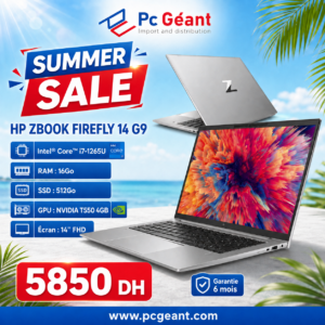 HP Zbook Firefly 14 G9 i7-1265U I 16Go I 512Go I NVIDIA T550 4GB I 14"FHD [Remis à Neuf]