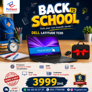 DELL Latitude 7330 Tactile Core i7-1255U I 16Go DDR5 I 512Go SSD I 13.3"FHD [Remis à Neuf]
