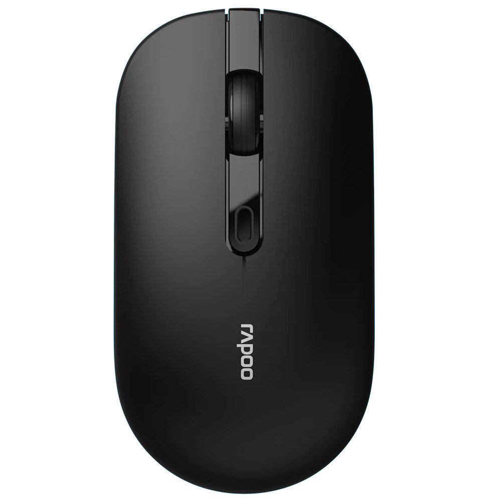 Souris sans fil silencieuse Rapoo B30 Silent - 2,4 GHz, 3 200 DPI, noire