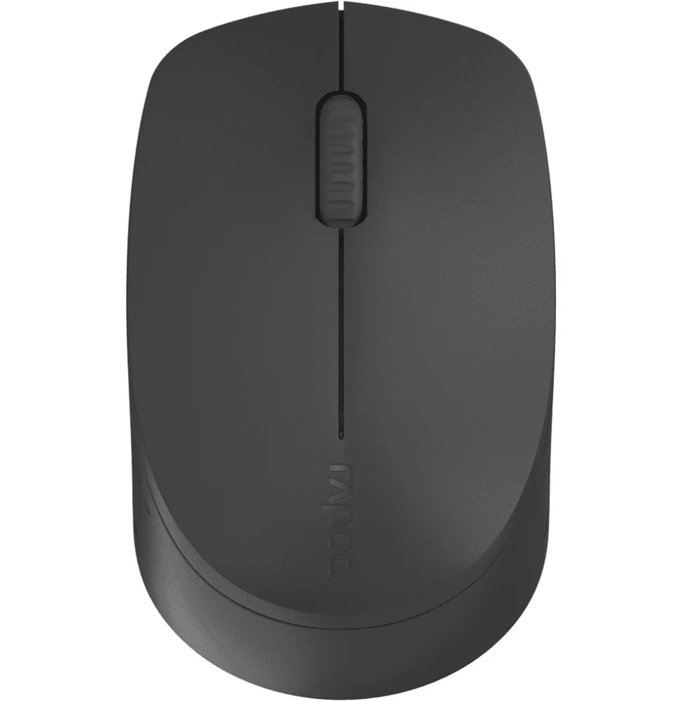 Souris sans fil-Bluetooth - multimode silencieuse Rapoo M100 Silent - et 2,4 GHz, gris foncé – Image 3