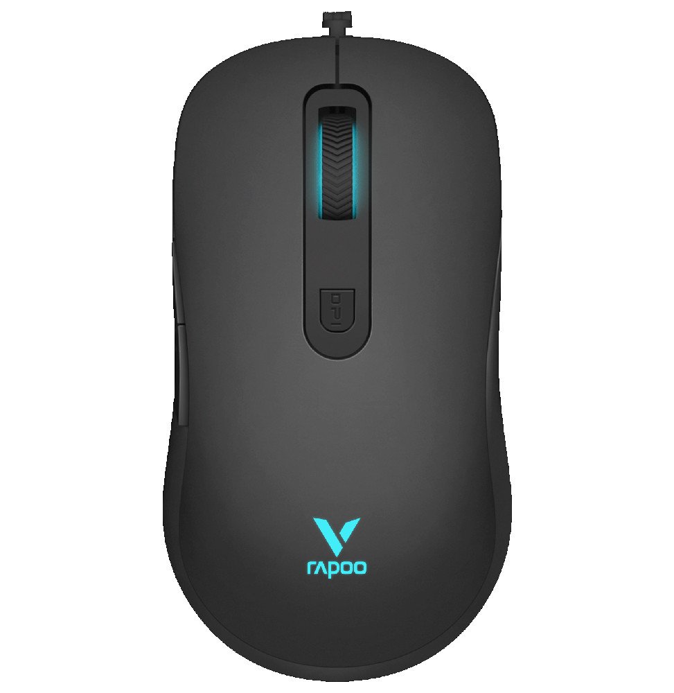 Souris Gaming filaire Rapoo V16RGB - 12 800 DPI, éclairage RGB, noire – Image 5