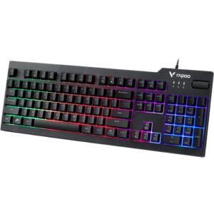 Clavier Gaming filaire rétroéclairé Rapoo V50S - 19 touches anti-ghosting, AZERTY français