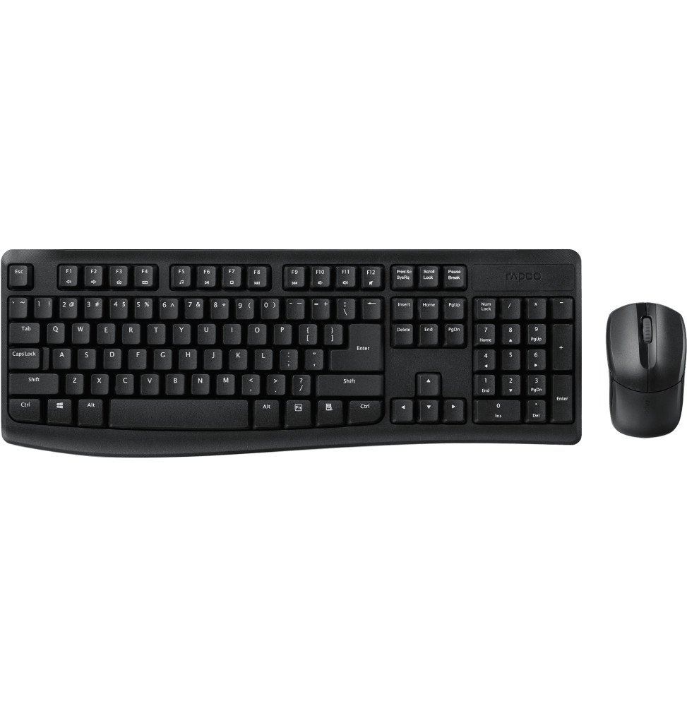 Ensemble clavier et souris sans fil Rapoo X1800PRO - 2,4 GHz, anti-éclaboussures, AZERTY français – Image 5