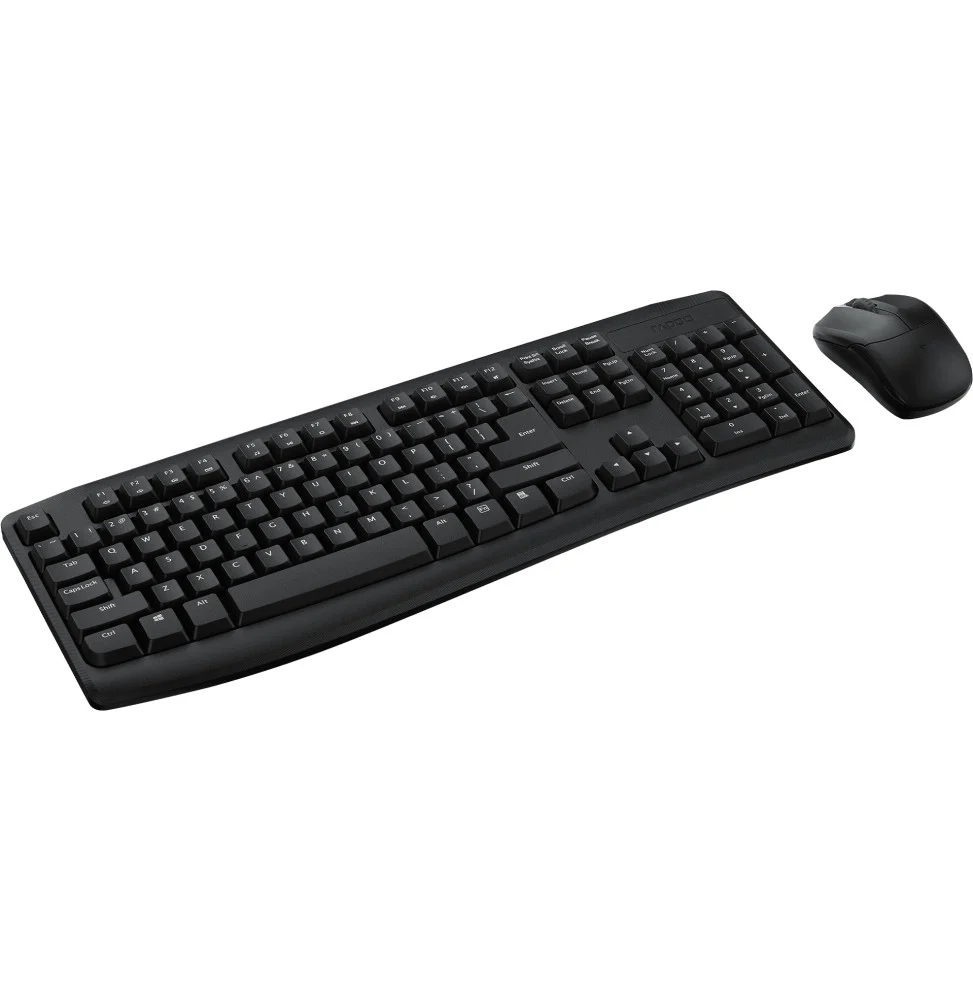 Ensemble clavier et souris sans fil Rapoo X1800PRO - 2,4 GHz, anti-éclaboussures, AZERTY français – Image 4